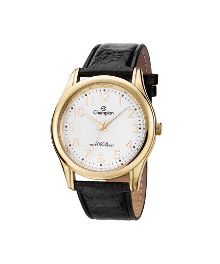 relógio masculino champion analógico cn20015b dourado UNICO