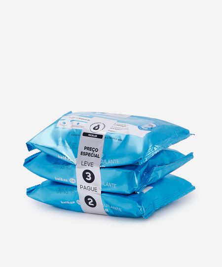 kit lenço de limpeza facial micelar beleza cea UNICO