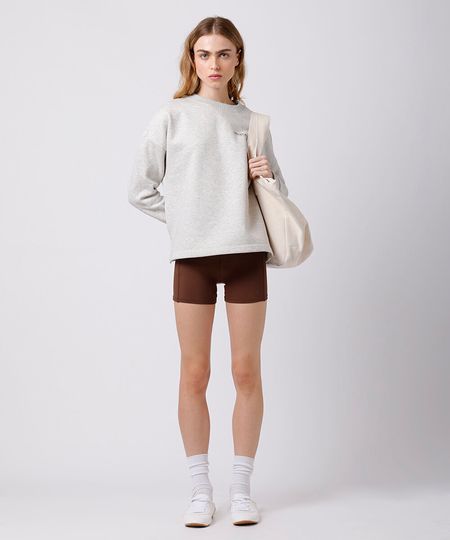 short biker feminino mindset sport marrom G