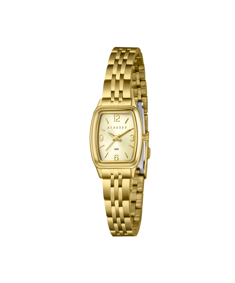 relógio feminino mindset analógico lqg4860lm7 c2kx dourado relógio feminino mindset analógico lqg4860lm7 c2kx dourado