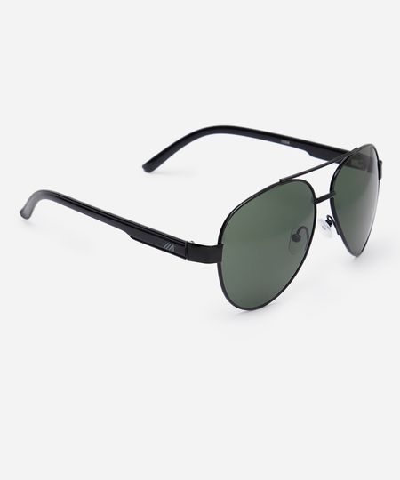 óculos de sol aviador ace preto UNICO