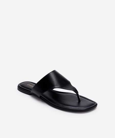 rasteirinha bico quadrado oneself preta 38 rasteirinha bico quadrado oneself preta 38