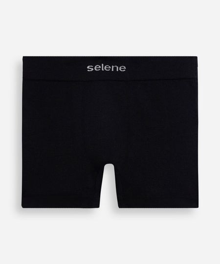 cueca boxer infantil de poliamida preta GG cueca boxer infantil de poliamida preta GG