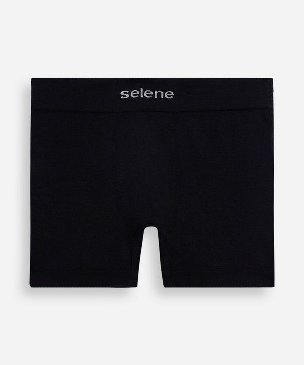 cueca boxer infantil de poliamida preta G