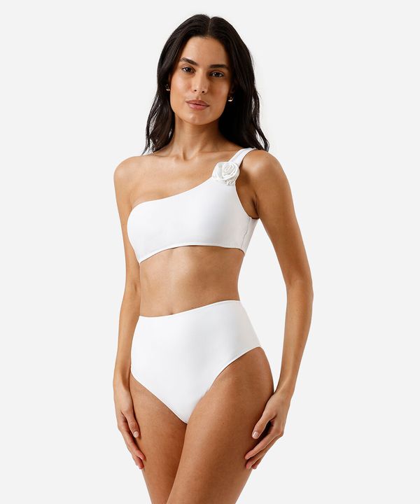 biquíni calcinha hot pant feminino off white P