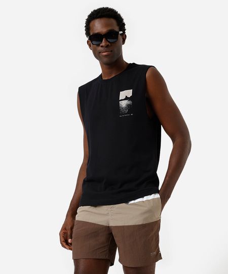 short masculino de poliamida com recortes cós elástico bege P short masculino de poliamida com recortes cós elástico bege P