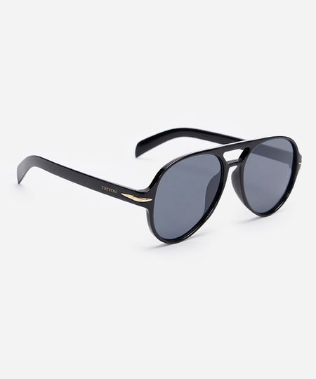 óculos de sol aviador triton preto UNICO óculos de sol aviador triton preto UNICO