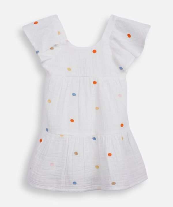 vestido infantil com algodão bordado poá off white 2
