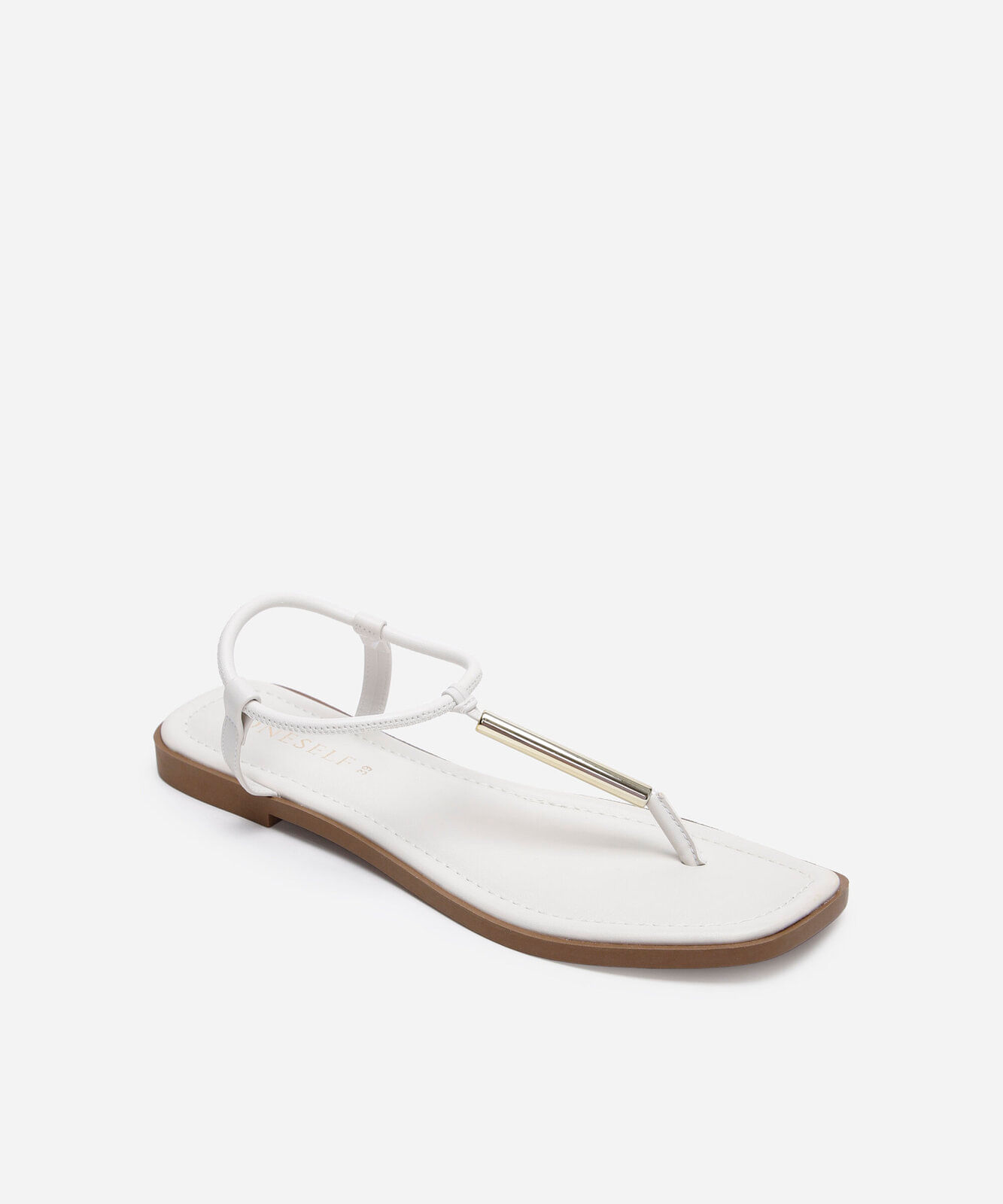 rasteirinha bico quadrado oneself off white