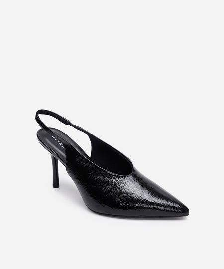 scarpin bico fino salto alto oneself preto 38 scarpin bico fino salto alto oneself preto 38