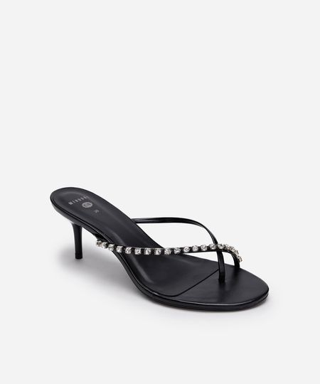 tamanco salto fino com brilhos mindset preto 34 tamanco salto fino com brilhos mindset preto 34