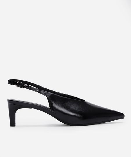 scarpin bico fino mindset preto 34