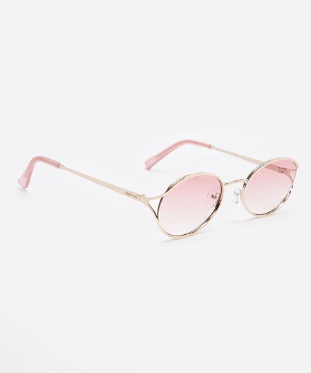 óculos de sol oval triton dourado UNICO óculos de sol oval triton dourado UNICO