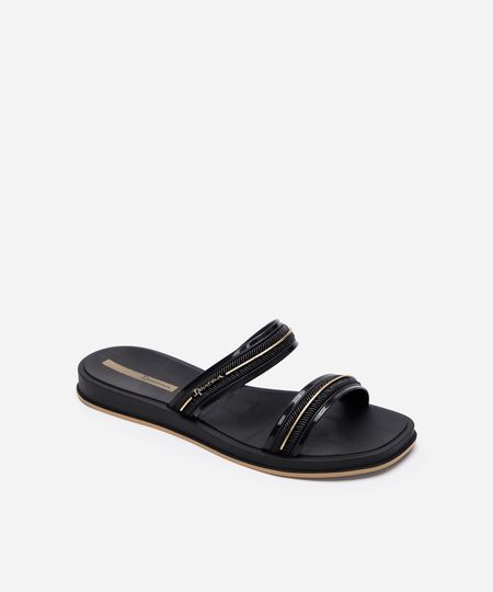 chinelo slide ipanema glow preto 36 chinelo slide ipanema glow preto 36