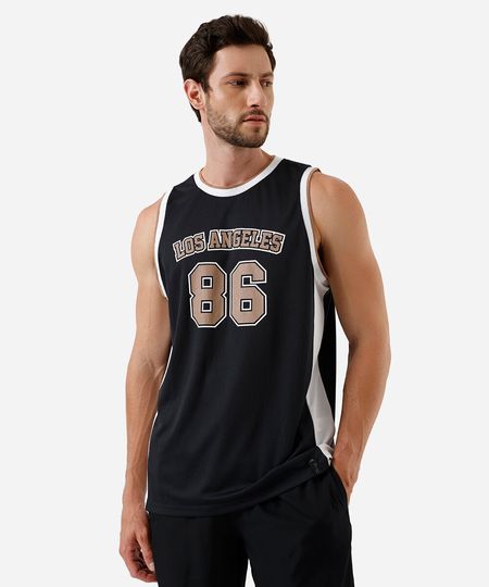regata basquete masculina esportiva ace preta P regata basquete masculina esportiva ace preta P
