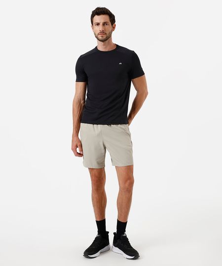 short masculino esportivo ace cós duplo bege P