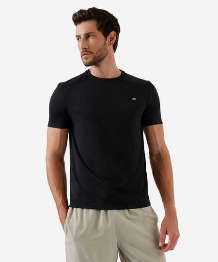 camiseta masculina esportiva ace com recorte preta P camiseta masculina esportiva ace com recorte preta P