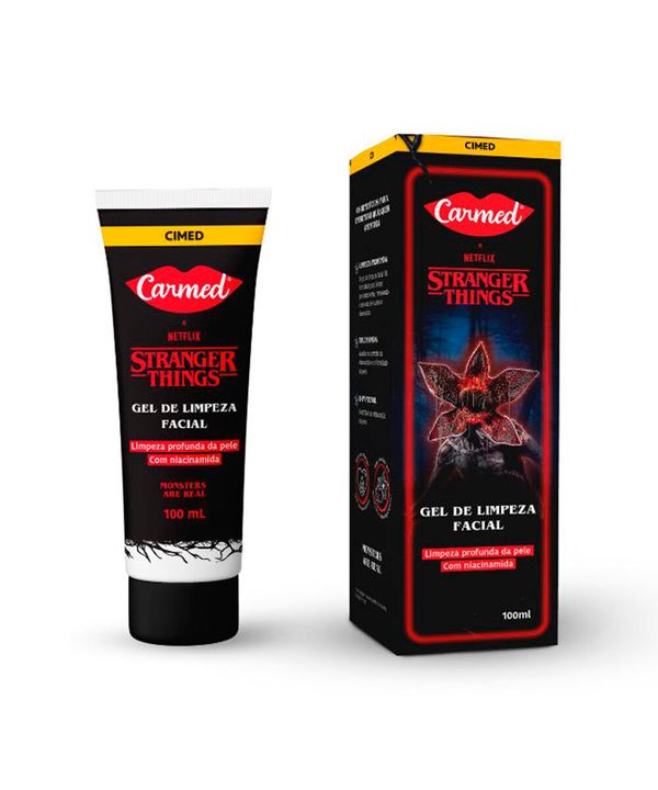 gel de limpeza facial carmed stranger things 100g 100 G