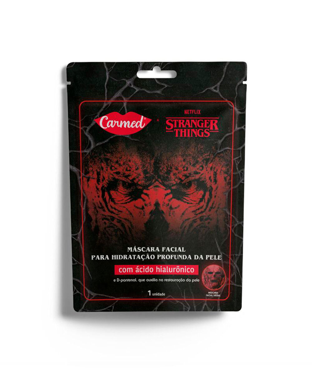 máscara facial carmed stranger things