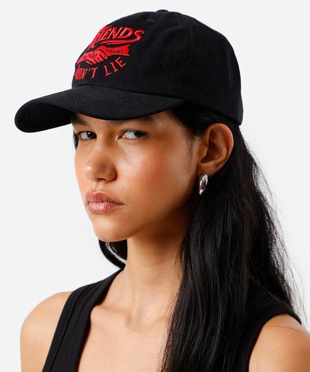 boné aba curva bordado preto UNICO boné aba curva bordado preto UNICO