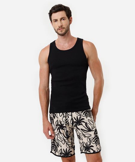 short boardshort masculino floral bege 42 short boardshort masculino floral bege 42