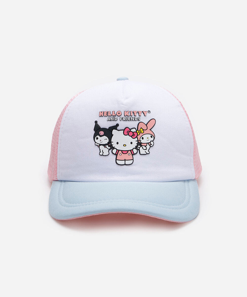 boné aba curva infantil hello kitty colorido boné aba curva infantil hello kitty colorido