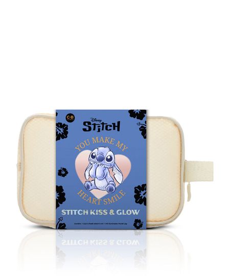 kit cia beauty de iluminador em pó e gloss labial lip cheek stitch UNICO