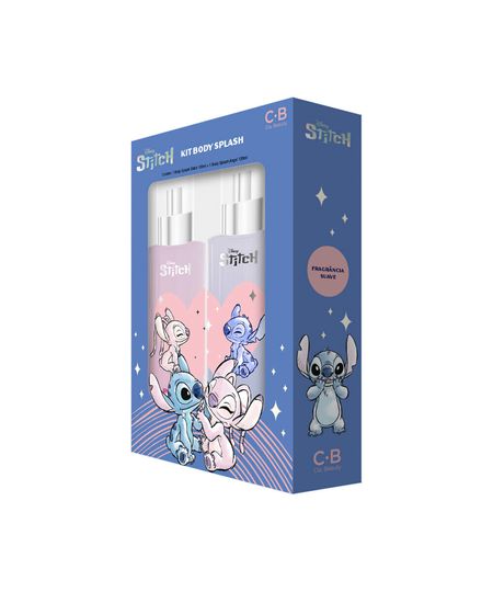 kit de 2 body splash glow stitch e angel 120ml UNICO