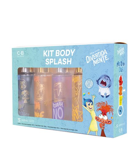kit de 4 body splash divertidamente 120ml UNICO