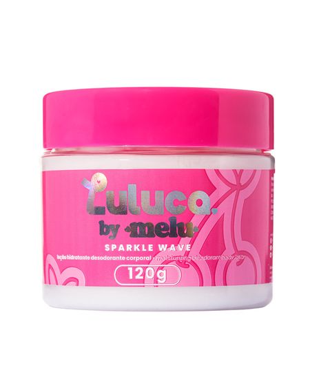 loção hidratante desodorante corporal luluca by melu sparkle wave wild cherry 120 G