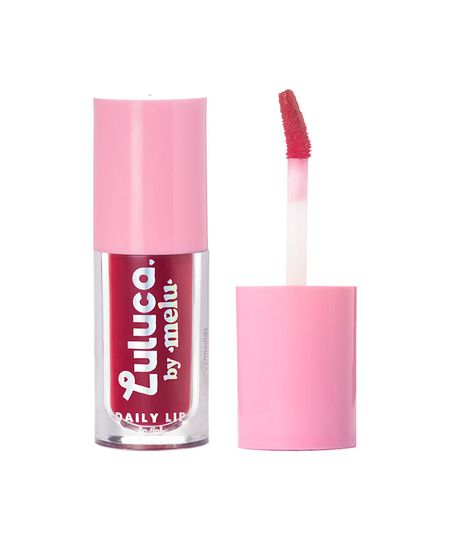 gloss labial luluca by melu daily lip tint coral heat UNICO