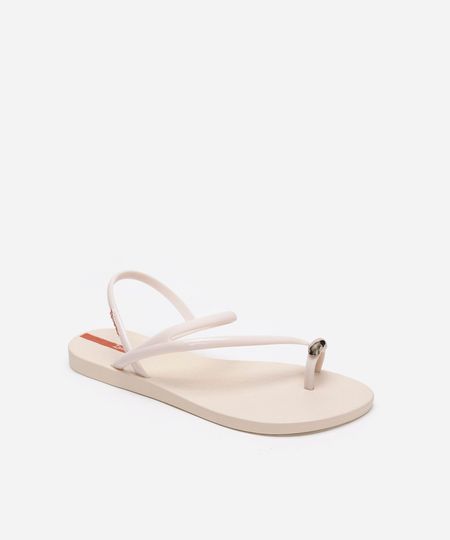 rasteirinha ipanema glam bege 36