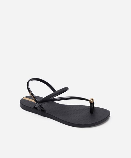 rasteirinha ipanema glam preta 33-34 rasteirinha ipanema glam preta 33-34