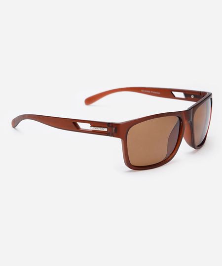 óculos de sol quadrado triton marrom UNICO óculos de sol quadrado triton marrom UNICO