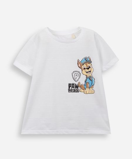 camiseta infantil patrulha canina off white 5 camiseta infantil patrulha canina off white 5