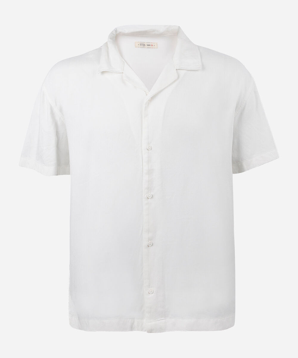camisa juvenil oversized off white