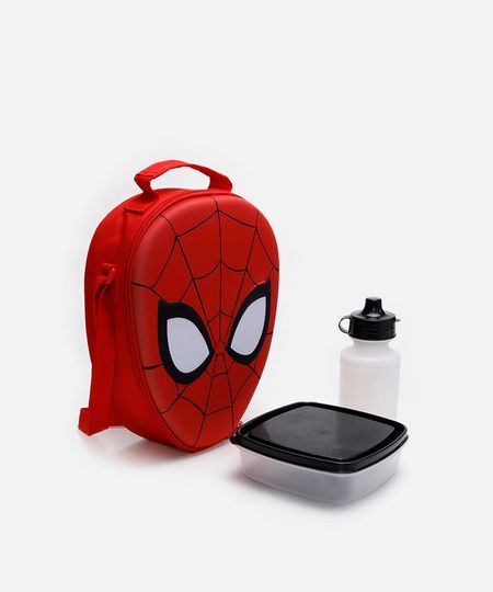 lancheira infantil homem aranha vermelha UNICO lancheira infantil homem aranha vermelha UNICO