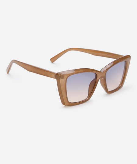 óculos de sol gatinho triton marrom UNICO