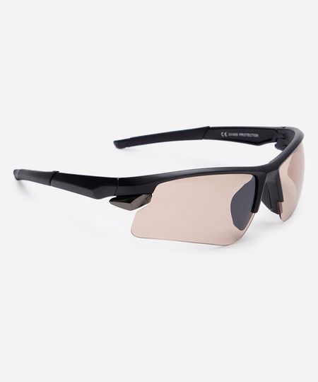 óculos de sol esportivo ace unissex preto UNICO