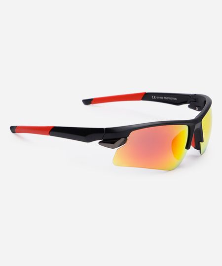 óculos de sol esportivo ace unissex preto UNICO óculos de sol esportivo ace unissex preto UNICO