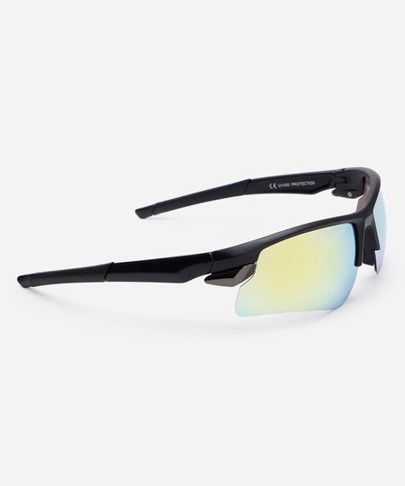 óculos de sol esportivo ace unissex preto UNICO