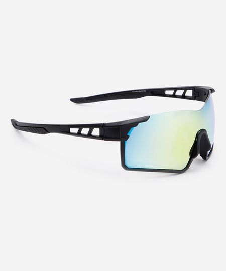 óculos de sol esportivo ace unissex preto UNICO