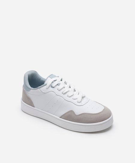 tênis feminino casual com recortes ace azul 34 tênis feminino casual com recortes ace azul 34