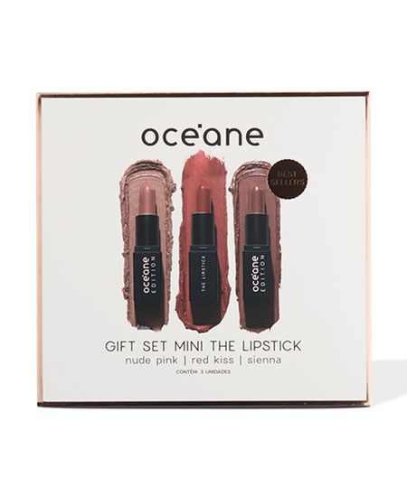 kit océane gift set mini batom the lipstick UNICO