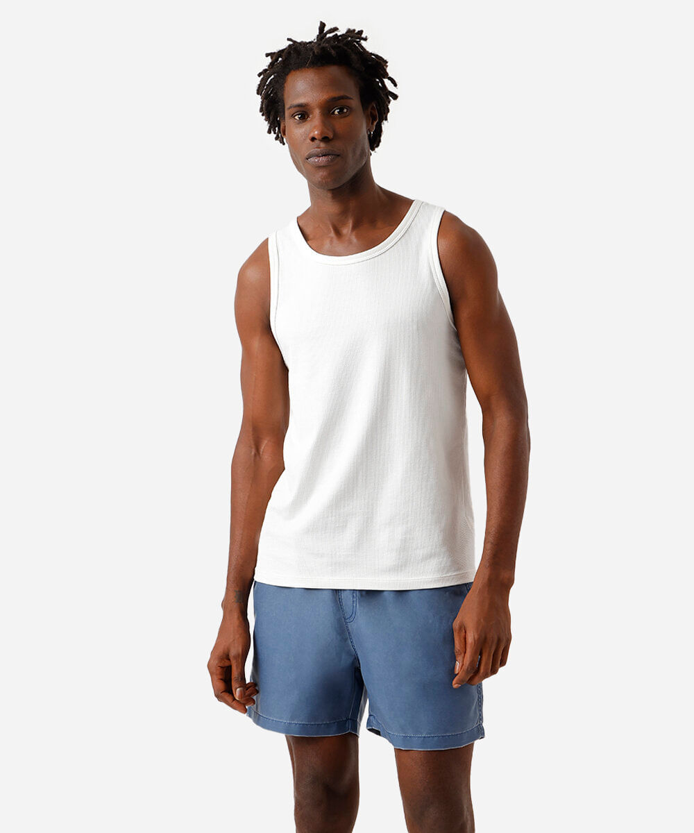 short jogger masculino estonado azul