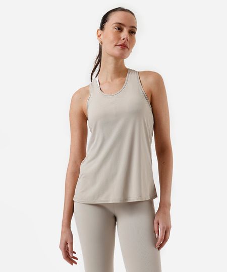 regata nadador feminina esportiva ace texturizada cinza G regata nadador feminina esportiva ace texturizada cinza G