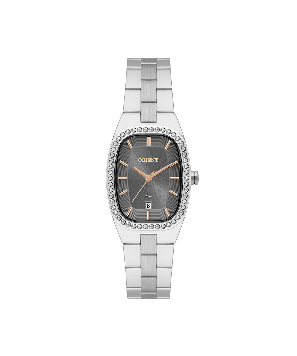 relógio feminino orient analógico lbss1034 g1sx prateado