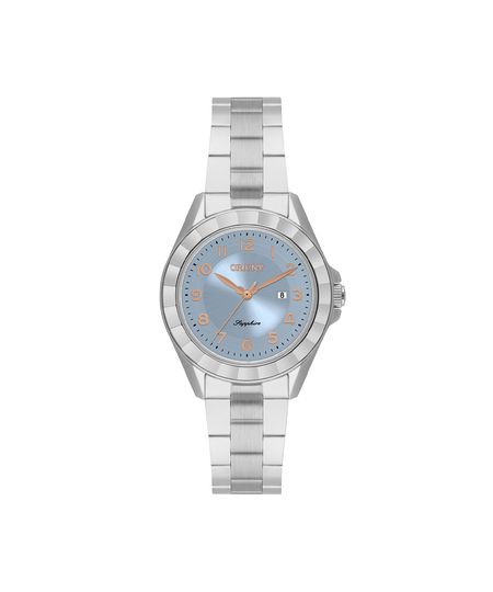 relógio feminino orient analógico calendário fbss1205 a2sx prateado UNICO relógio feminino orient analógico calendário fbss1205 a2sx prateado UNICO