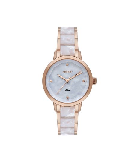 relógio feminino orient analógico ftss0140 b1rb rosa UNICO