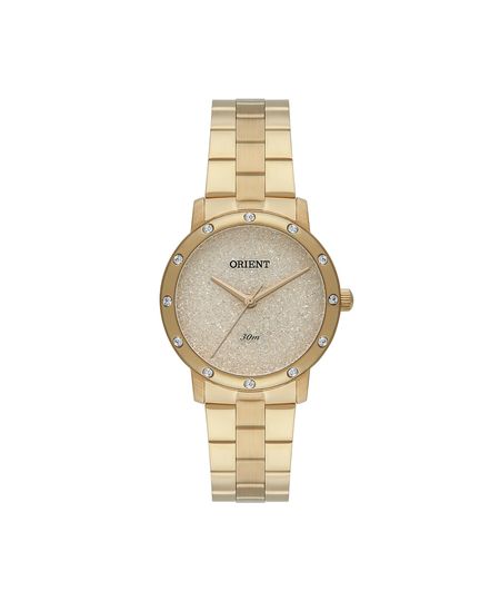 relógio feminino orient analógico fgss0248 c1kx dourado UNICO